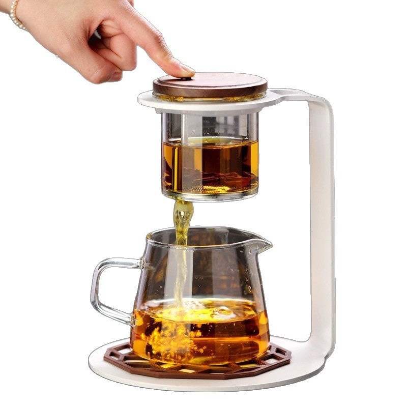 Press Glass Teapot with Floating Filter