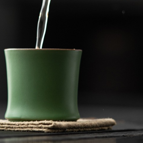 Ceramic Bamboo Style Tea Cups