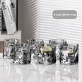 Glass Tea Set with Filter Lid and Serving Tray