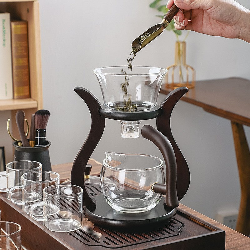 Magnetic Semi-Automatic Ceramic Tea Set