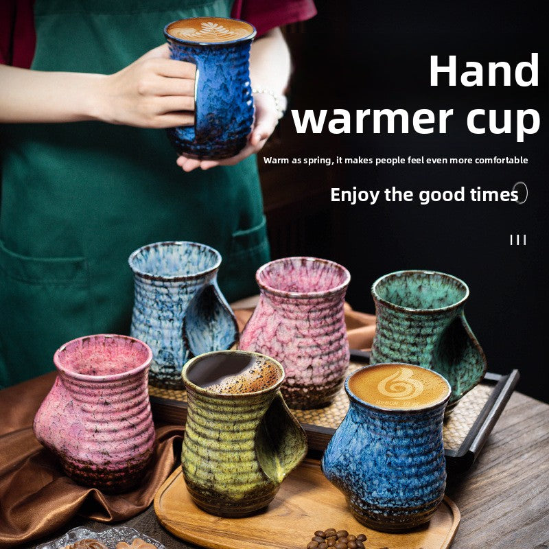 Creative Ceramic Hand Warmer Coffee Mug