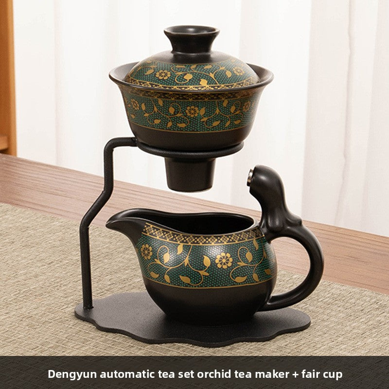 Semi-Automatic Magnetic Glass Tea Set with Fair Cup