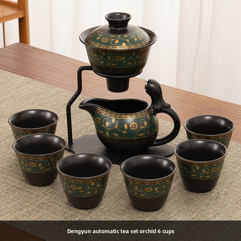 Semi-Automatic Magnetic Glass Tea Set with Fair Cup
